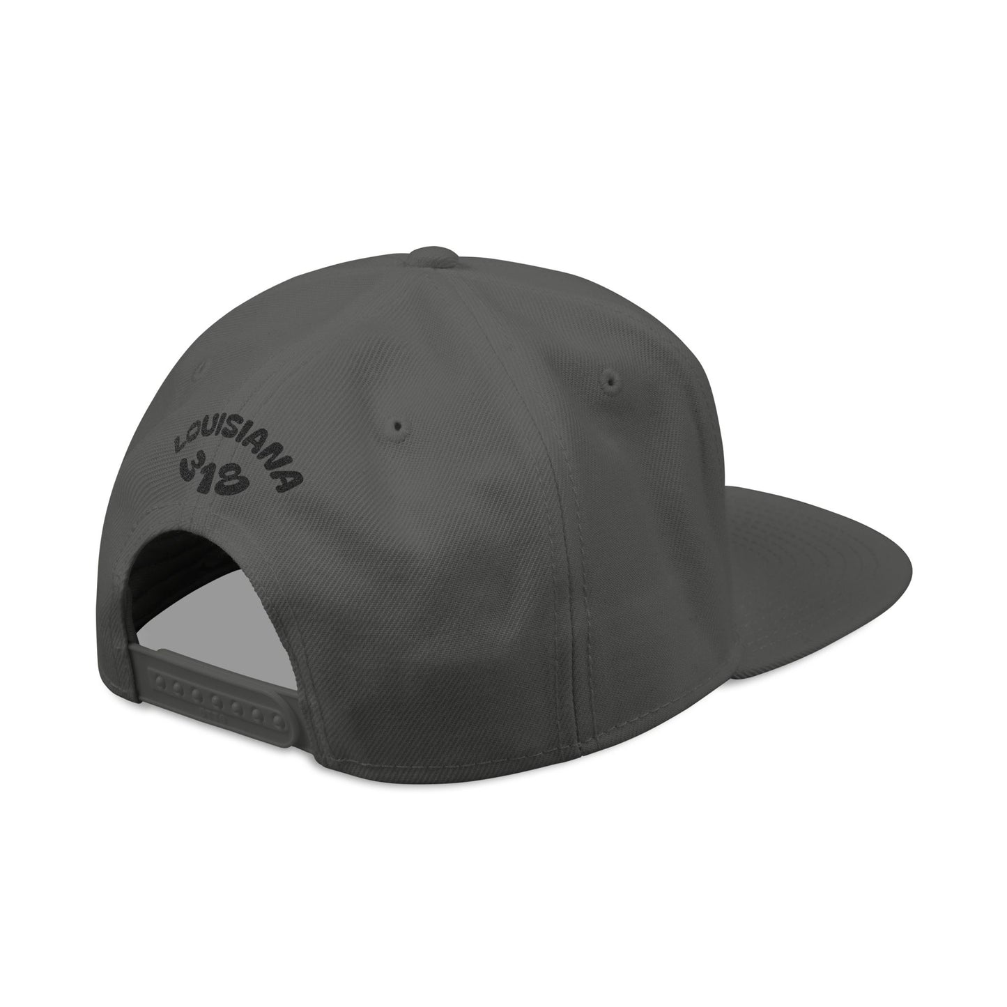 Trendy Embroidered Louisiana Mindstate 318 Snapback Hat, Urban Casual Cap, Gift for Him, Summer Accessory, Unisex Fashion
