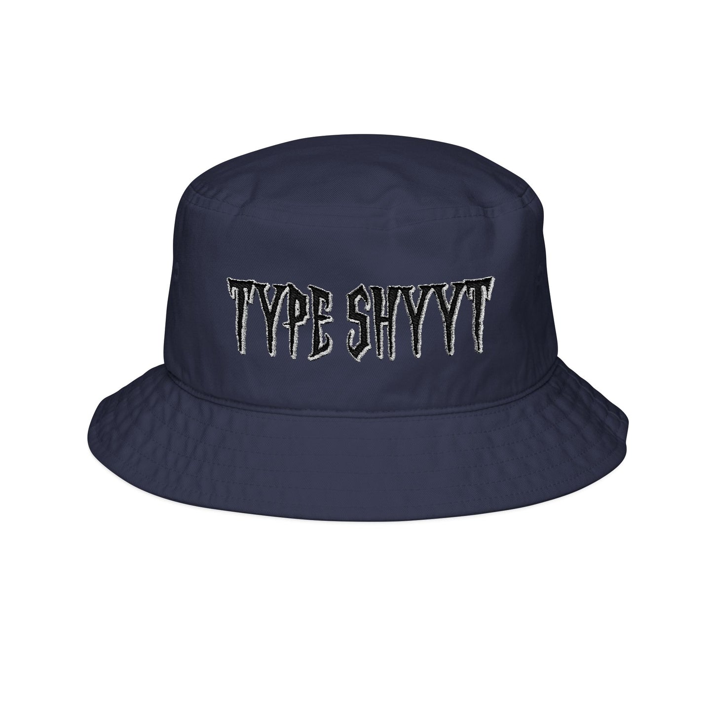 Type Shyyt Trendy Embroidered Bucket Hat - Summer Style, Outdoor Accessory, Festival Fashion, Personalized Gift, Casual Wear
