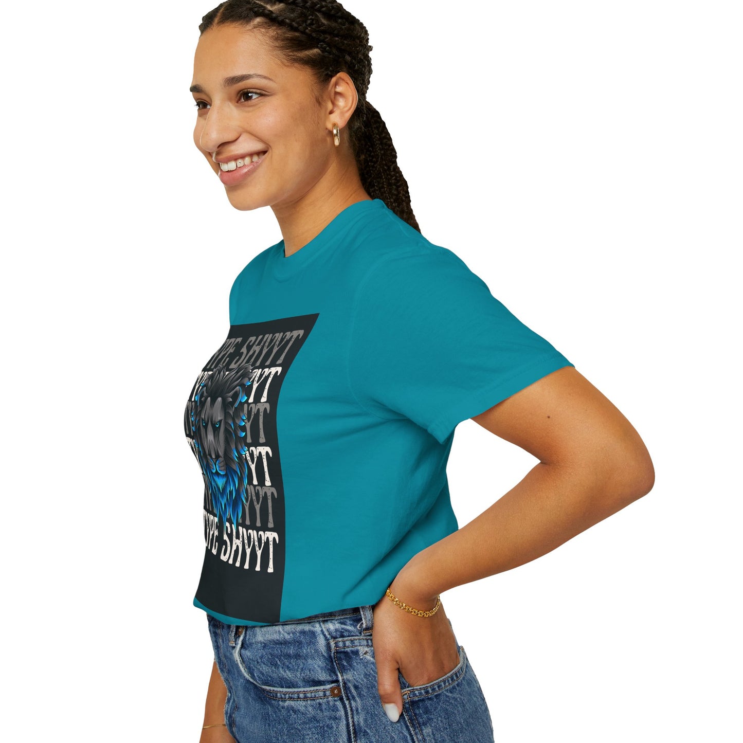 Type Shyyt Bold Lion Graphic T-Shirt, Unisex Graphic Tee, Casual Wear, Nature Lover Gift, Unique Shirt for Friends, Birthday Outfit