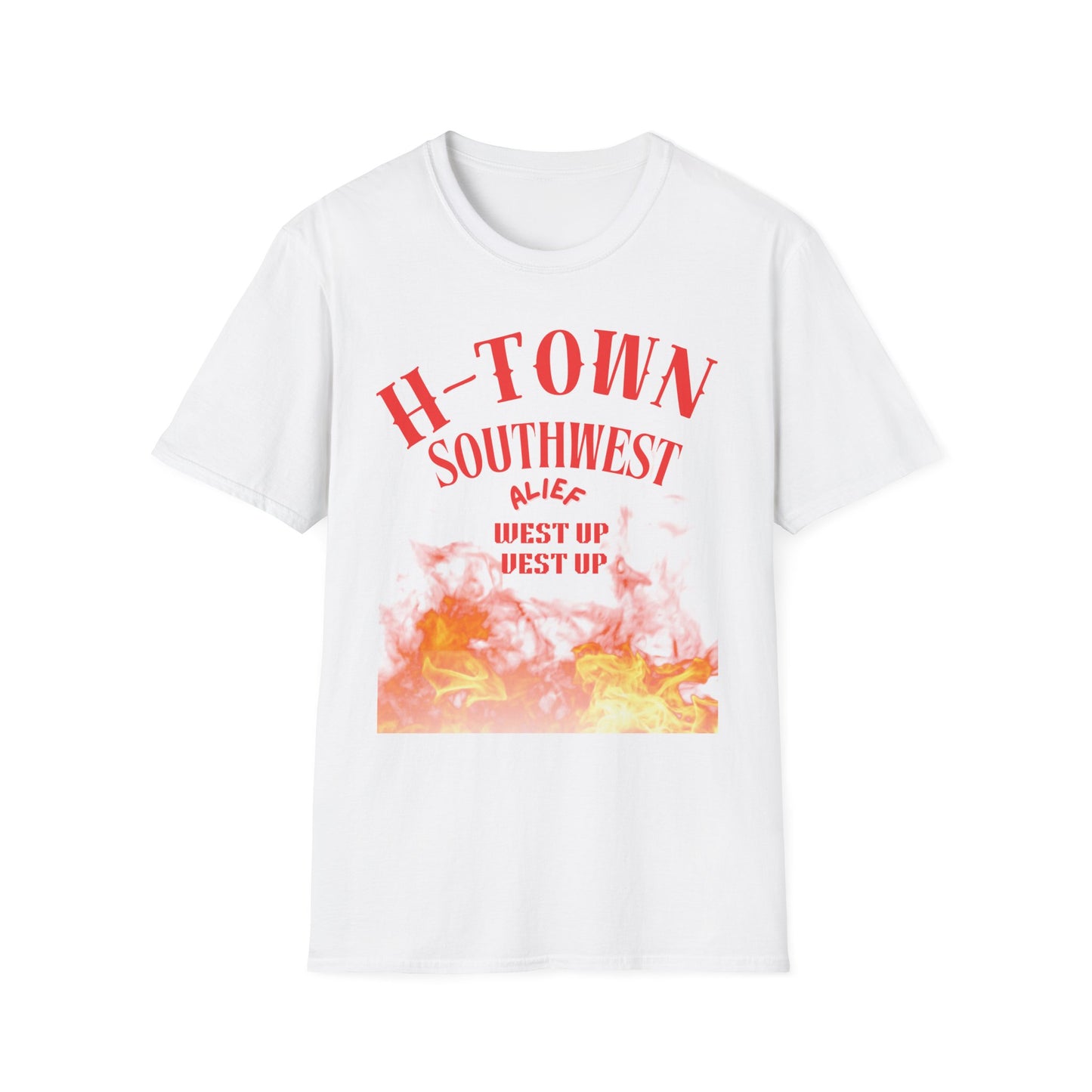 H-Town Southwest Alief Unisex T-Shirt, Casual Wear, Texas Pride Apparel, Festival Outfit, Gift for Texans, Summer Fashion