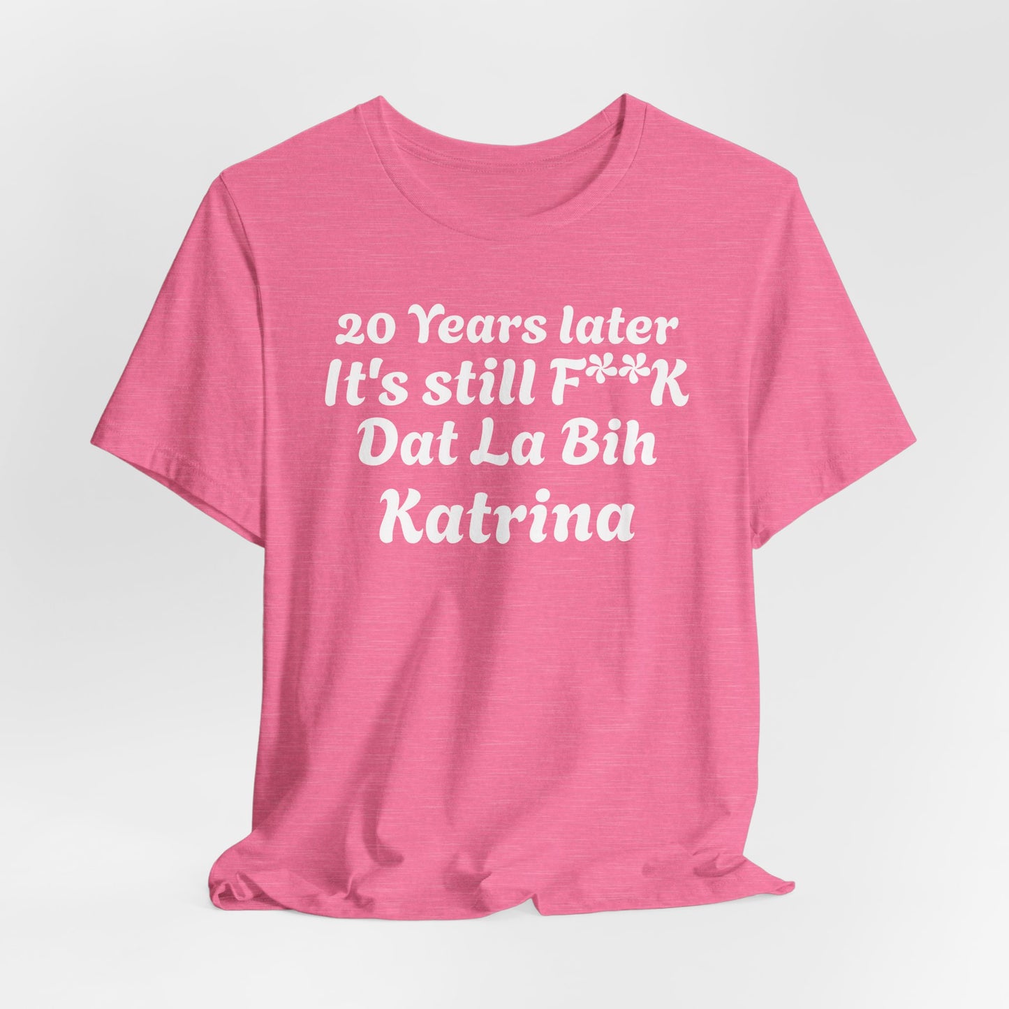 20 Year Anniversary Katrina Remembrance Unisex Tee - 20 Years Later, New Orleans Tribute, Casual Wear, Hurricane Awareness, Unique Gift