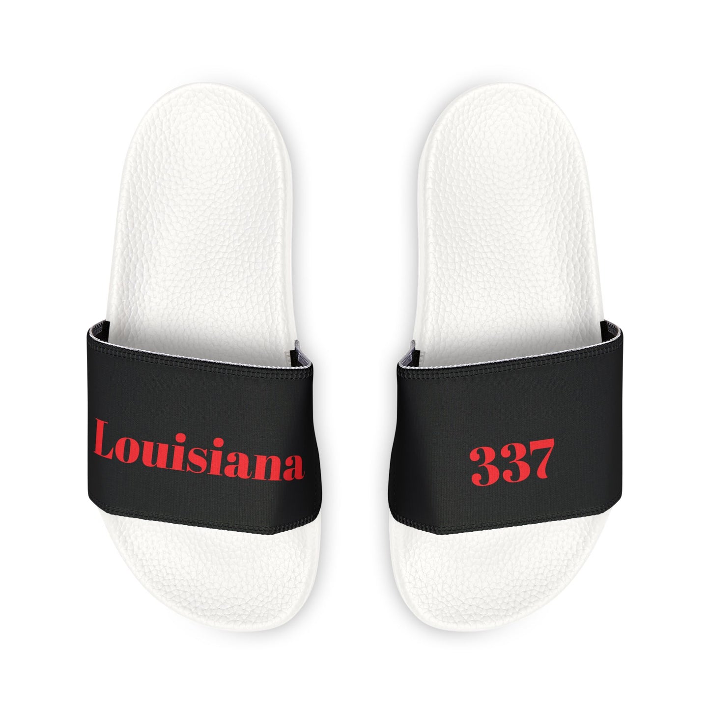 337 Louisiana Stylish Men's Removable-Strap Sandals | Casual Summer Footwear, Travel Shoes, Gift for Dads, Poolside Slides, Louisiana Theme
