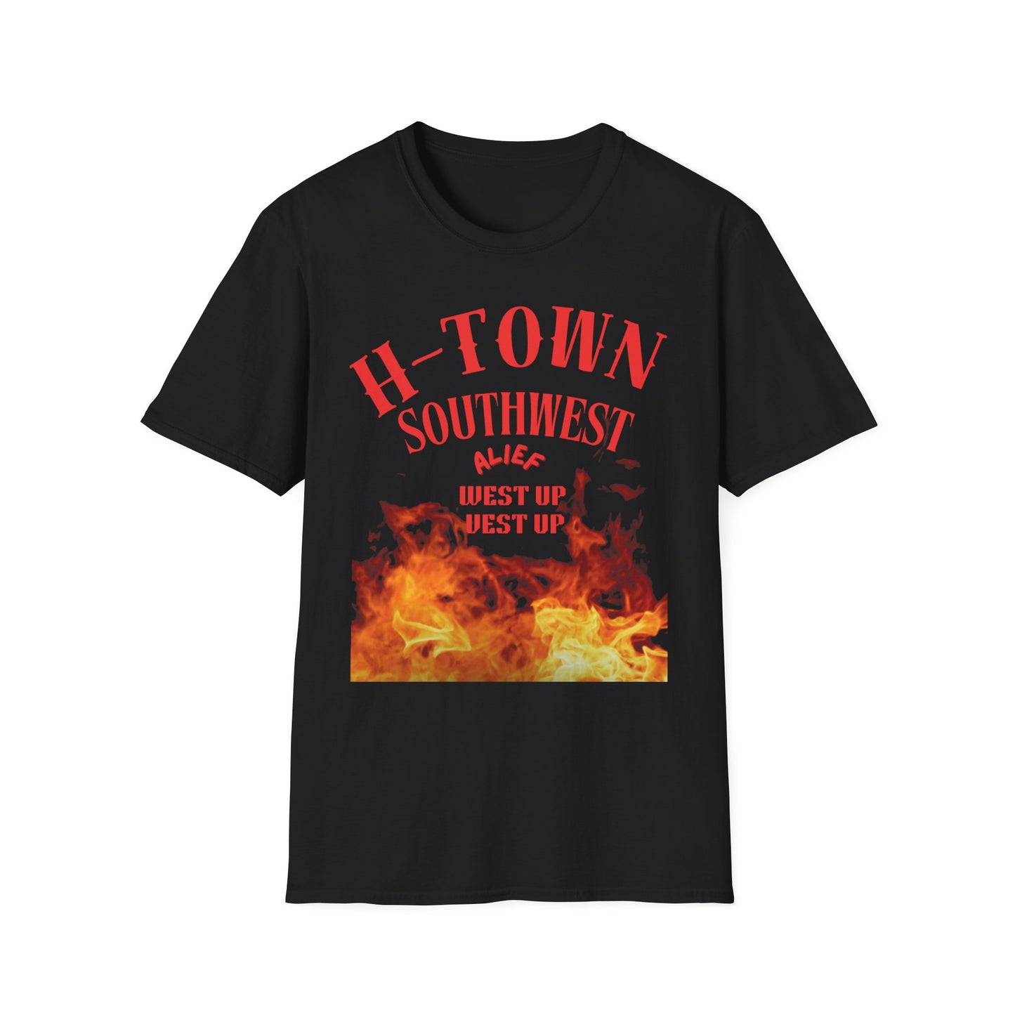 H-Town Southwest Alief Unisex T-Shirt, Casual Wear, Texas Pride Apparel, Festival Outfit, Gift for Texans, Summer Fashion