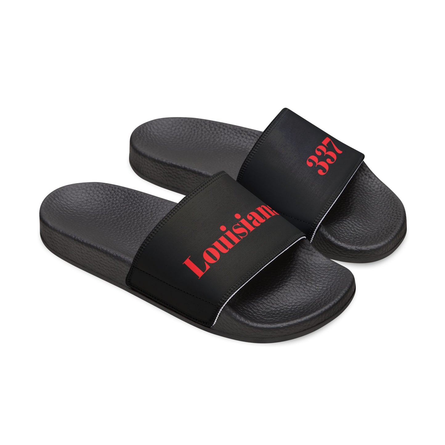 337 Louisiana Stylish Men's Removable-Strap Sandals | Casual Summer Footwear, Travel Shoes, Gift for Dads, Poolside Slides, Louisiana Theme