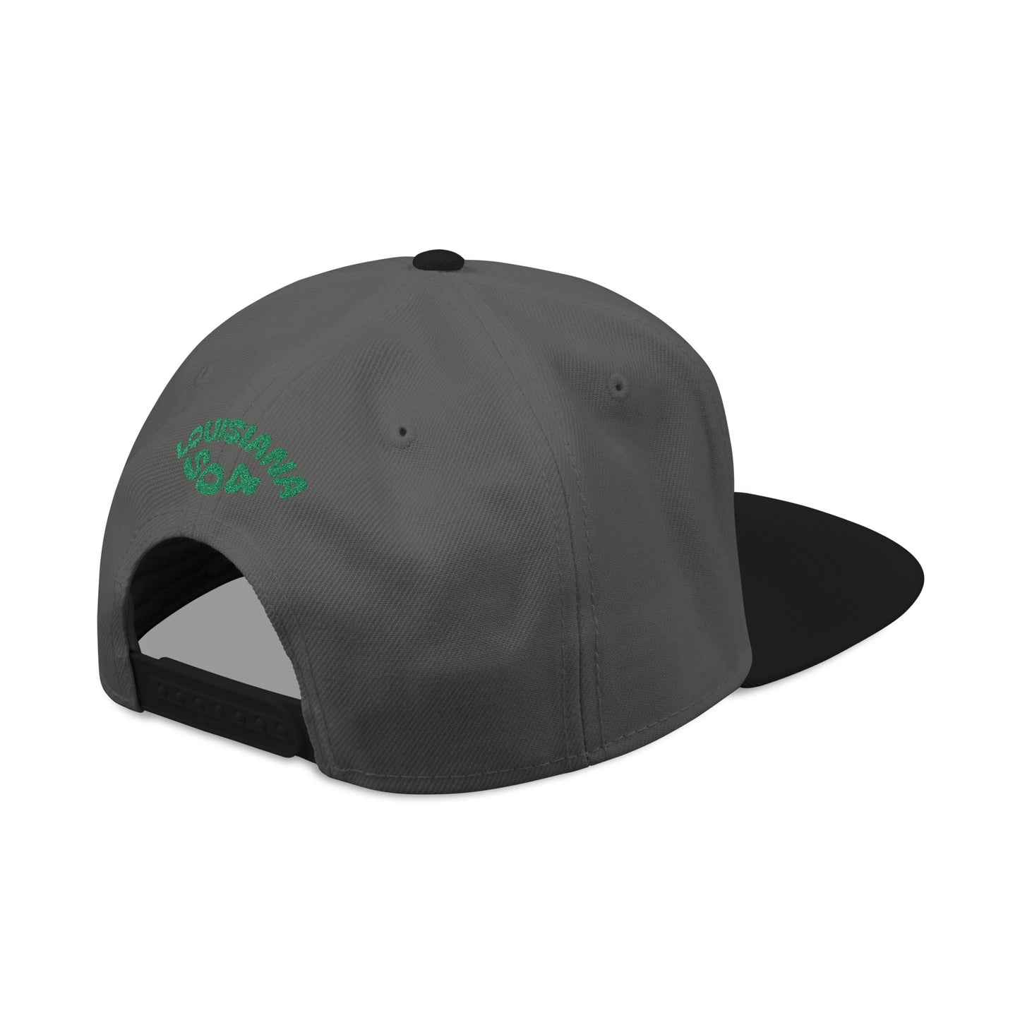 Louisiana Mindstate 504 Sparkling Snapback Hat (Custom Embroidery), Trendy Headwear, Gift for Him/Her, Casual Style, Streetwear Accessory