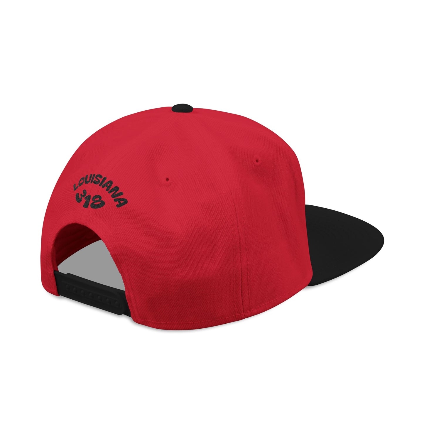 Trendy Embroidered Louisiana Mindstate 318 Snapback Hat, Urban Casual Cap, Gift for Him, Summer Accessory, Unisex Fashion