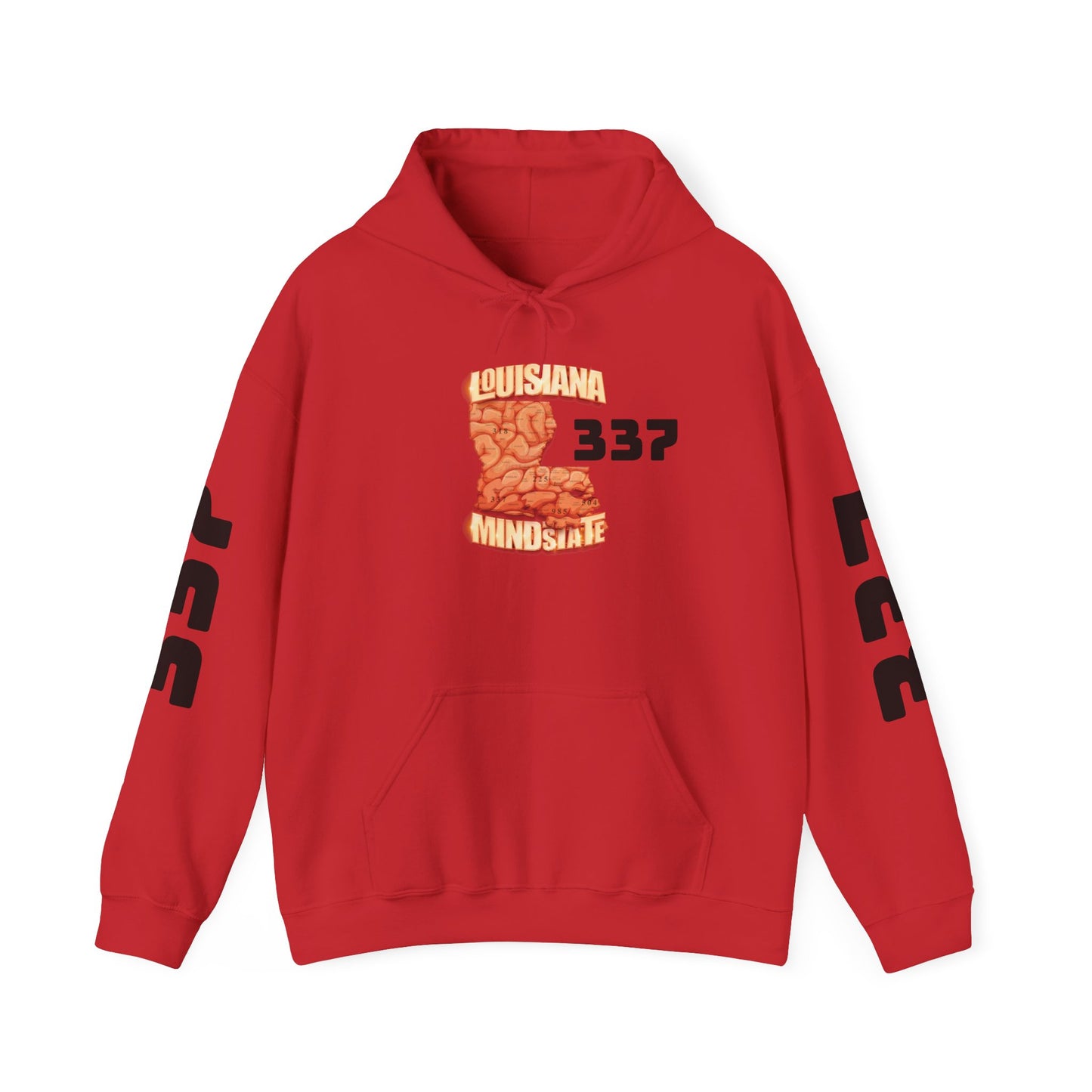 Louisiana Mindstate 337 Community Sweatshirt | Cozy Hoodie for Casual Wear, Gift for Friends & Family, Trendy Fashion