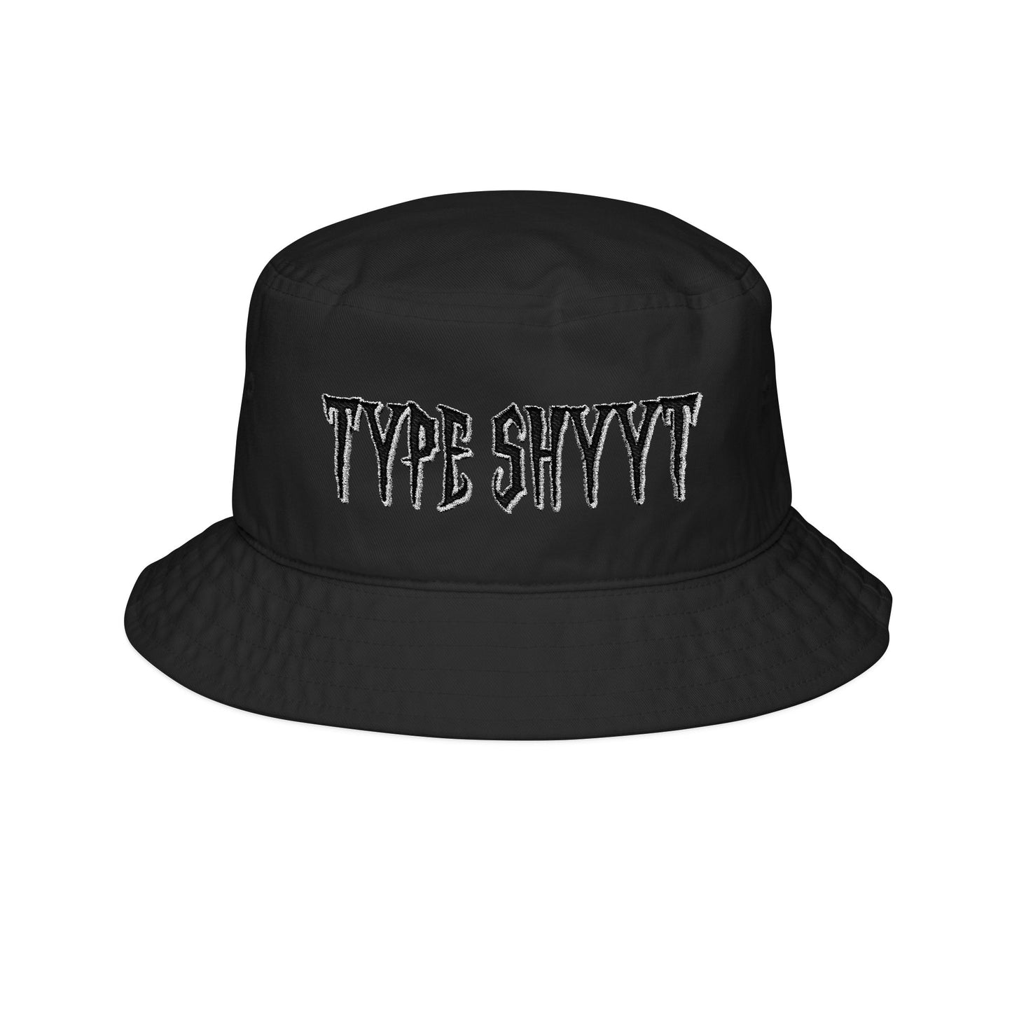 Type Shyyt Trendy Embroidered Bucket Hat - Summer Style, Outdoor Accessory, Festival Fashion, Personalized Gift, Casual Wear