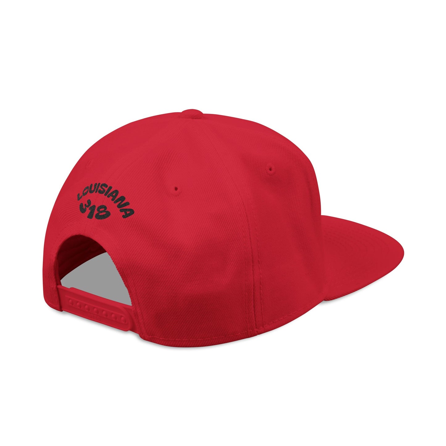 Trendy Embroidered Louisiana Mindstate 318 Snapback Hat, Urban Casual Cap, Gift for Him, Summer Accessory, Unisex Fashion