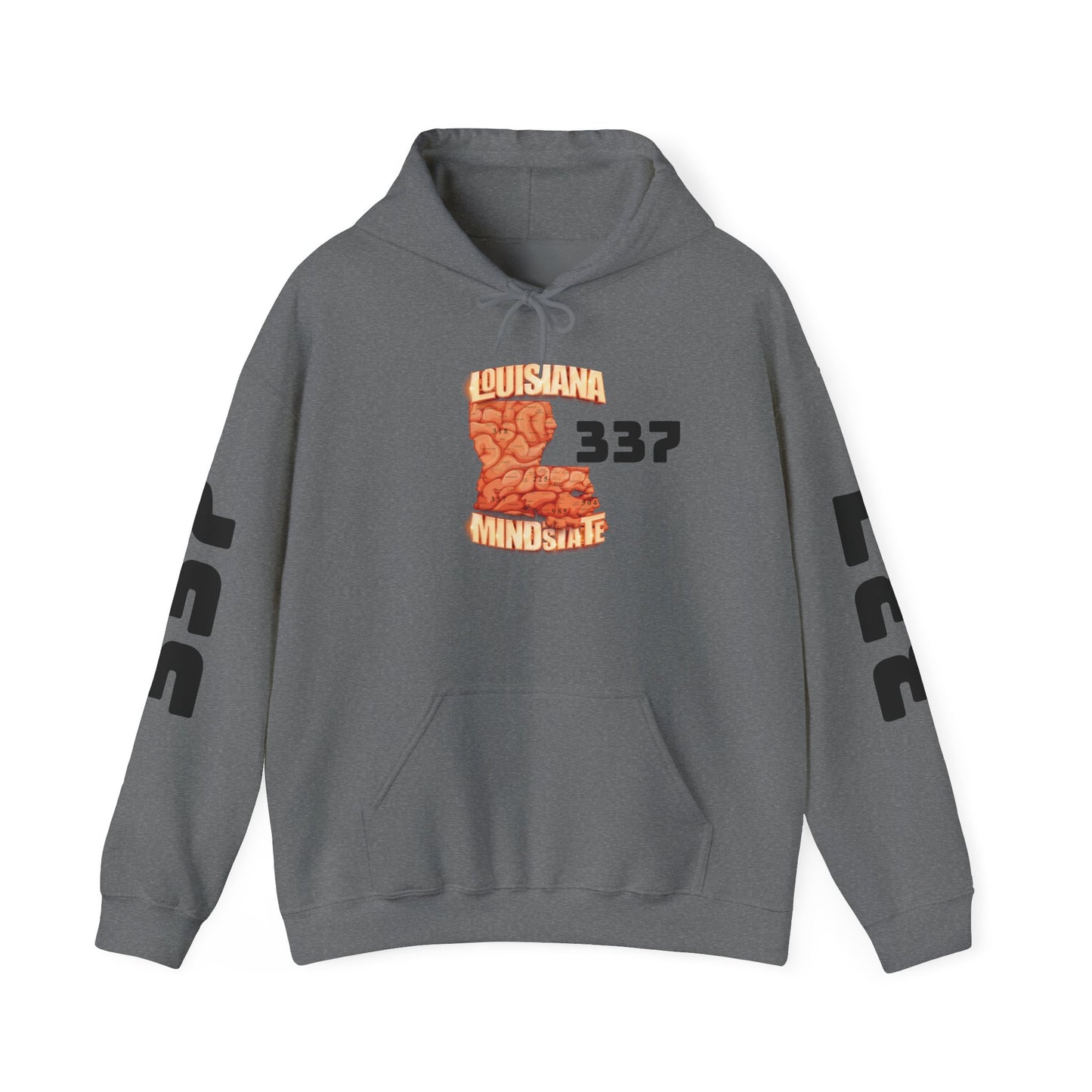 Louisiana Mindstate 337 Community Sweatshirt | Cozy Hoodie for Casual Wear, Gift for Friends & Family, Trendy Fashion