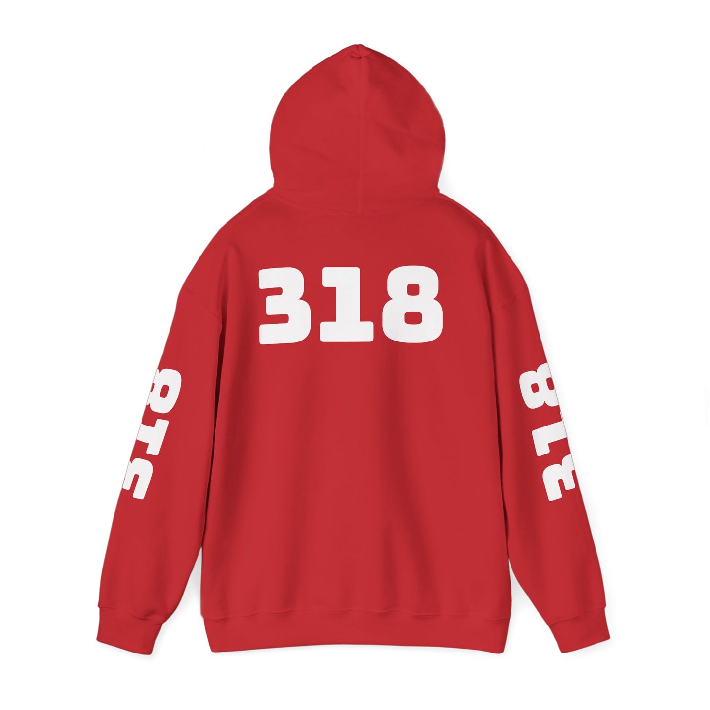 Louisiana Mindstate 318 Community Unisex Hoodie - Cozy Sweatshirt for Fall, Gift for Students, Casual Wear, Home Lounge, Travel Essentials