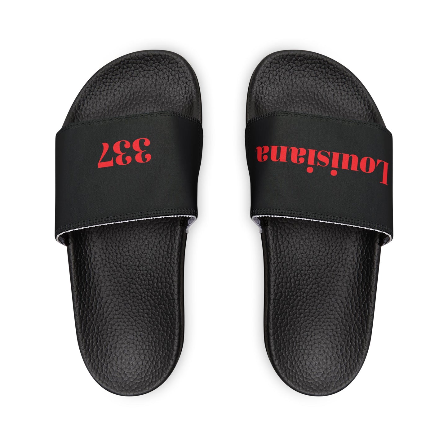 337 Louisiana Stylish Men's Removable-Strap Sandals | Casual Summer Footwear, Travel Shoes, Gift for Dads, Poolside Slides, Louisiana Theme