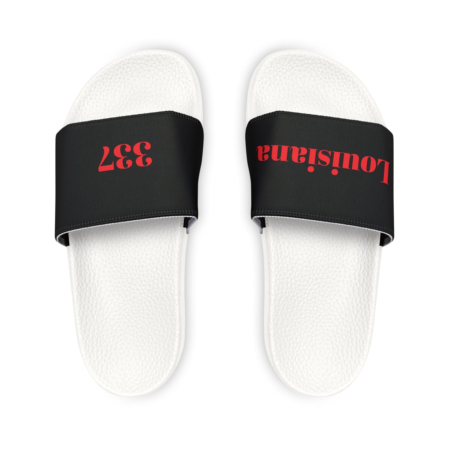 337 Louisiana Stylish Men's Removable-Strap Sandals | Casual Summer Footwear, Travel Shoes, Gift for Dads, Poolside Slides, Louisiana Theme