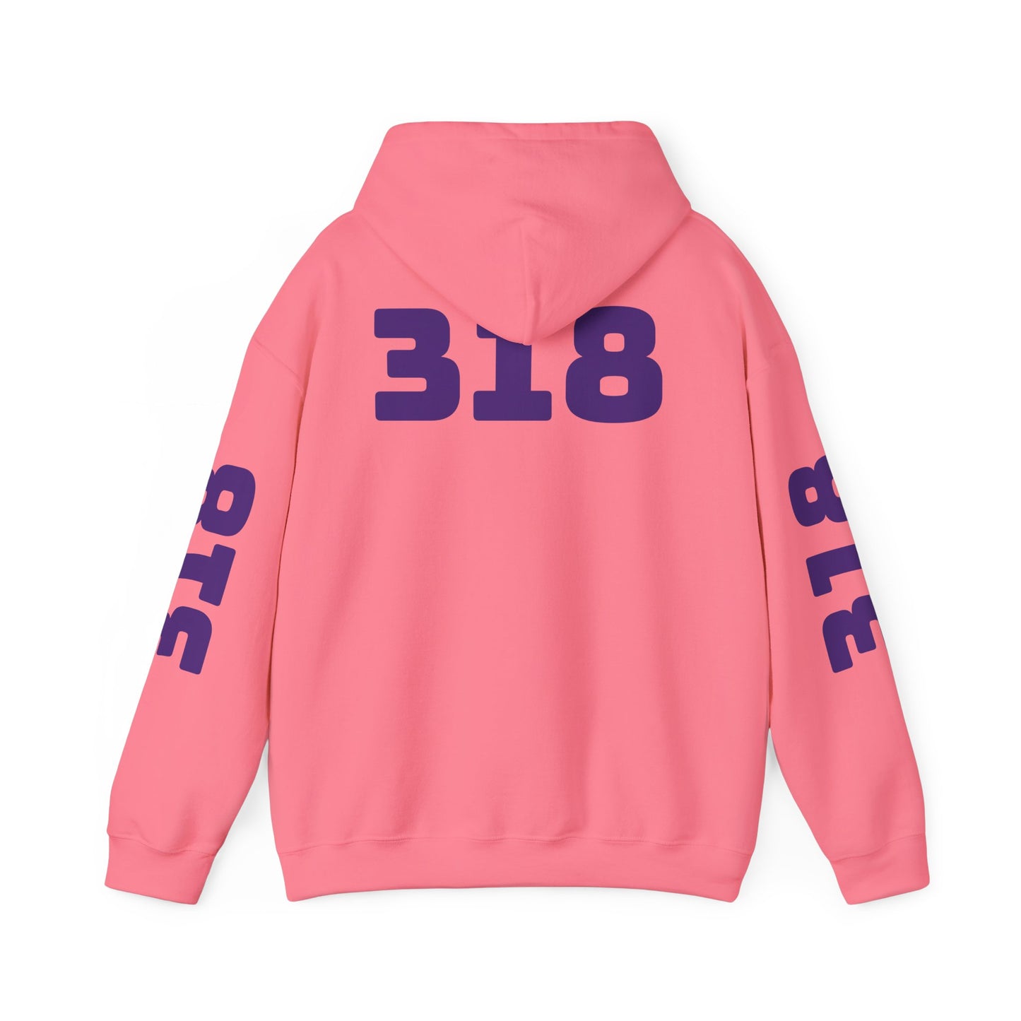 Louisiana Mindstate 318 Community Unisex Hoodie - Cozy Sweatshirt for Fall, Gift for Students, Casual Wear, Home Lounge, Travel Essentials