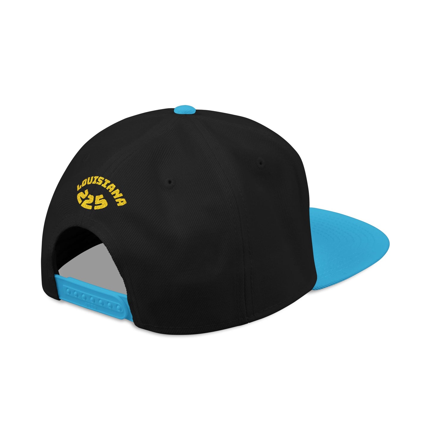 Colorful Embroidered Louisiana Mindstate 225 Snapback Cap for Casual Style, Unisex Accessories, Summer Adventures, Streetwear Fashion, Gift for Him/Her