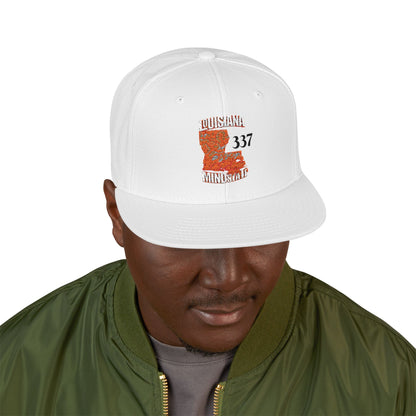 Embroidered Louisiana Mindstate 337 Snapback Hat, Stylish Cap for All Occasions, Trendy Accessory for Men and Women, Perfect Gift for Celebrations, Casual Wear