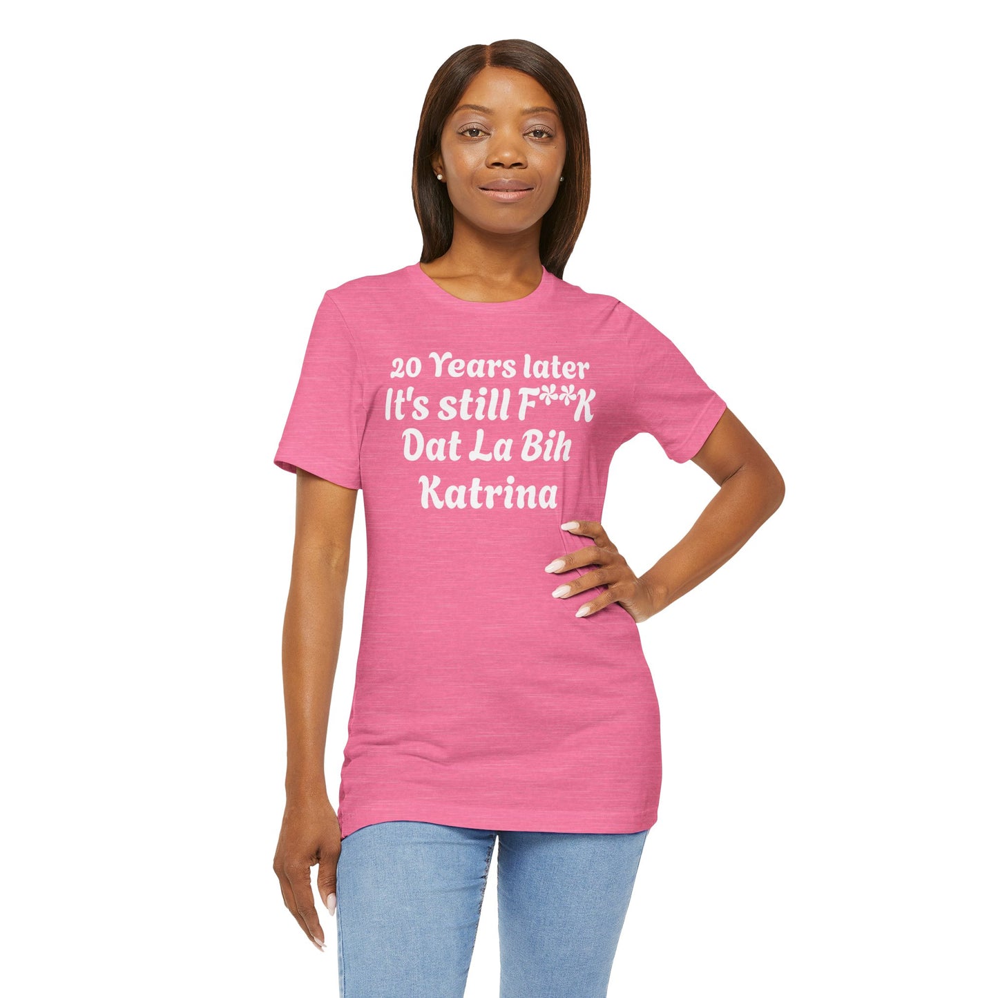 20 Year Anniversary Katrina Remembrance Unisex Tee - 20 Years Later, New Orleans Tribute, Casual Wear, Hurricane Awareness, Unique Gift