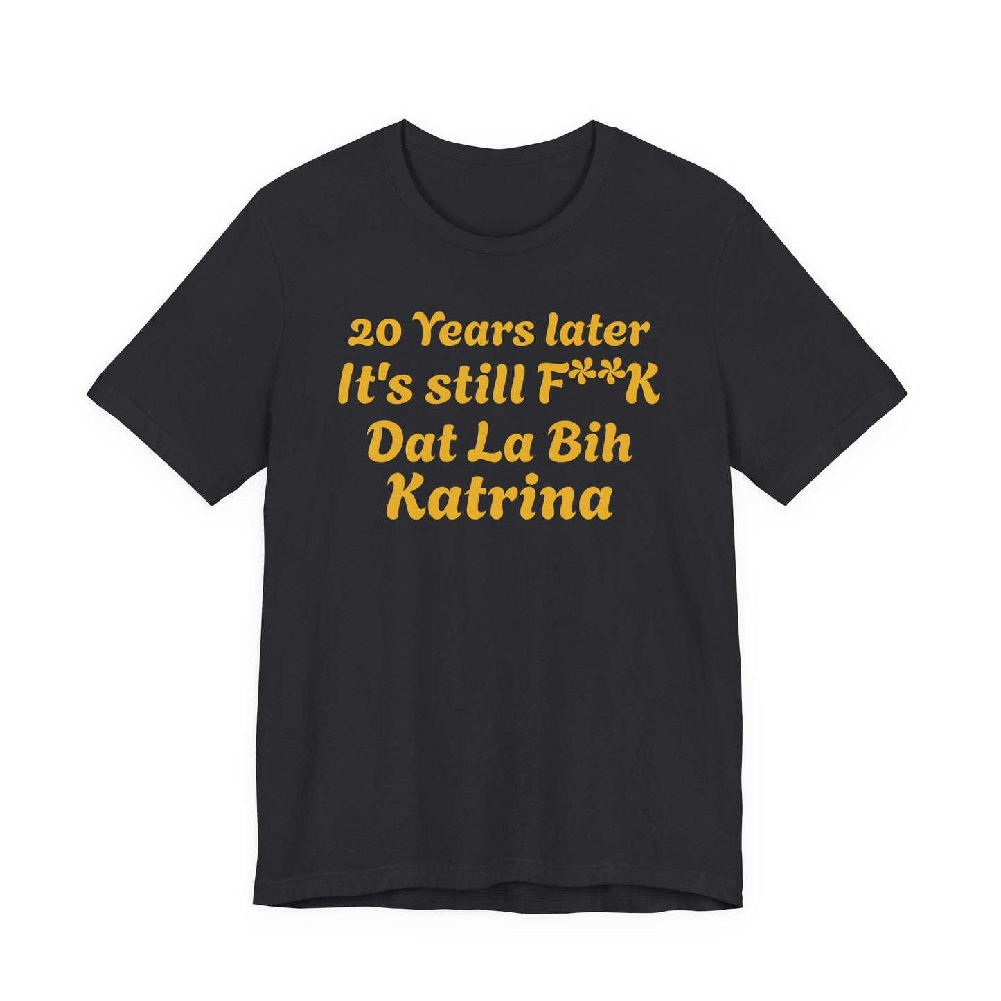 20 Year Anniversary Katrina Remembrance Unisex Tee - 20 Years Later, New Orleans Tribute, Casual Wear, Hurricane Awareness, Unique Gift