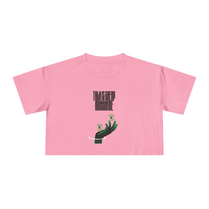 Chic Women’s Crop Tee - Trendy Fashion, Casual Wear, Gift for Her, Stylish Everyday Top, Summer Essentials, Graphic Tee