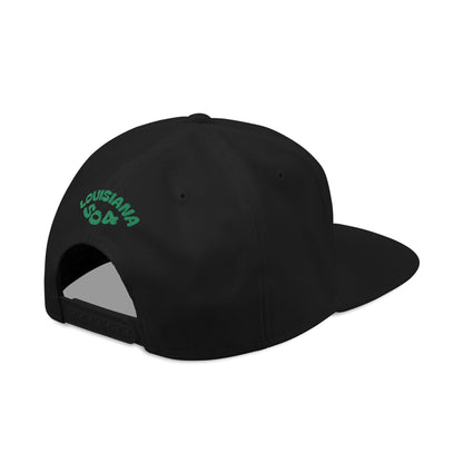 Louisiana Mindstate 504 Sparkling Snapback Hat (Custom Embroidery), Trendy Headwear, Gift for Him/Her, Casual Style, Streetwear Accessory