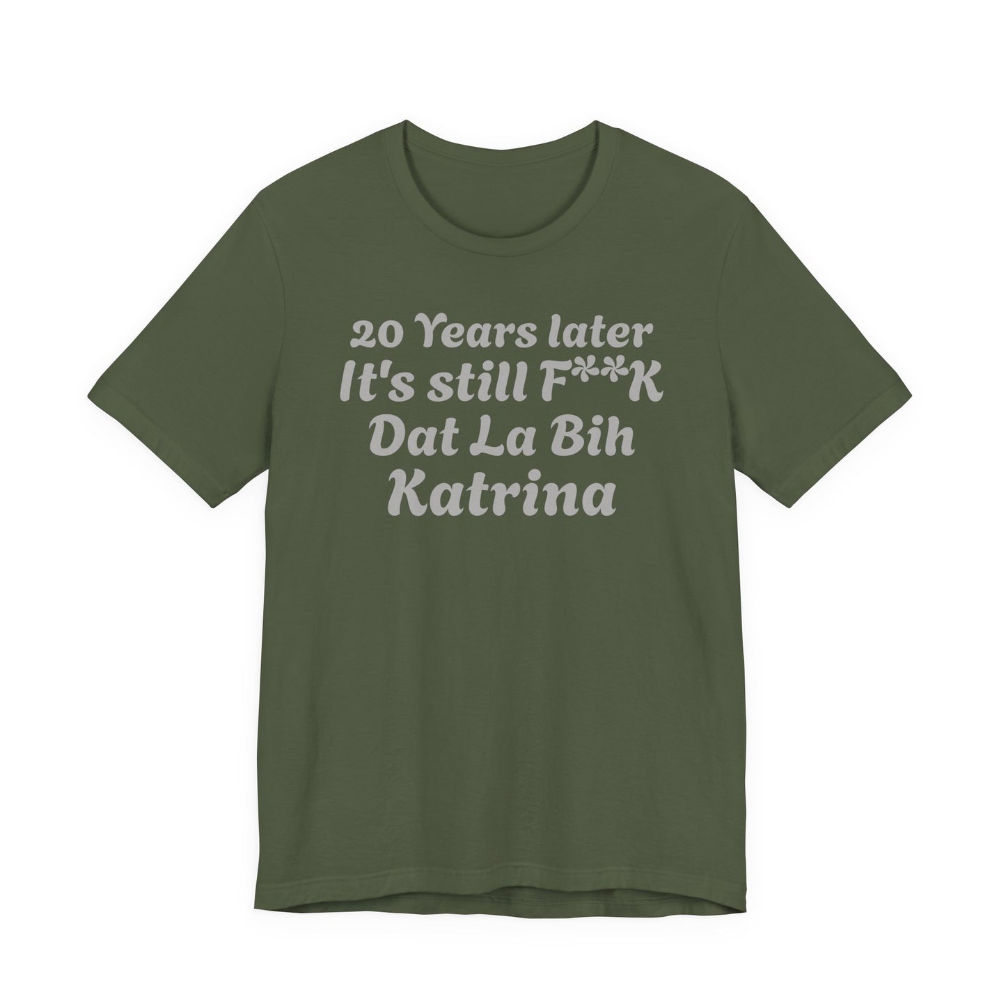 20 Year Anniversary Katrina Remembrance Unisex Tee - 20 Years Later, New Orleans Tribute, Casual Wear, Hurricane Awareness, Unique Gift