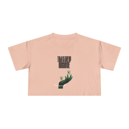 Chic Women’s Crop Tee - Trendy Fashion, Casual Wear, Gift for Her, Stylish Everyday Top, Summer Essentials, Graphic Tee