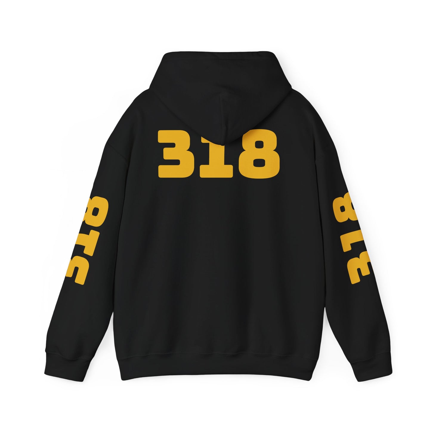 Louisiana Mindstate 318 Community Unisex Hoodie - Cozy Sweatshirt for Fall, Gift for Students, Casual Wear, Home Lounge, Travel Essentials