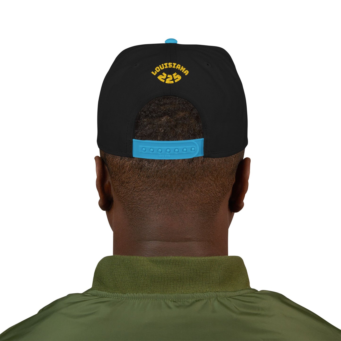 Colorful Embroidered Louisiana Mindstate 225 Snapback Cap for Casual Style, Unisex Accessories, Summer Adventures, Streetwear Fashion, Gift for Him/Her