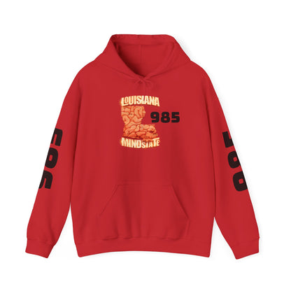 Louisiana Mindstate 985 Community Unisex Hoodie, Cozy Sweatshirt, Casual Streetwear, Gift for Him/Her, Fall Essentials, Louisiana Pride Apparel