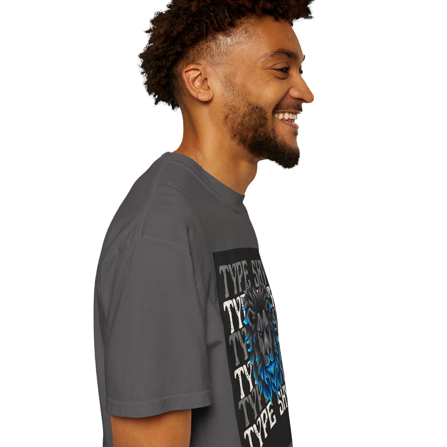 Type Shyyt Bold Lion Graphic T-Shirt, Unisex Graphic Tee, Casual Wear, Nature Lover Gift, Unique Shirt for Friends, Birthday Outfit