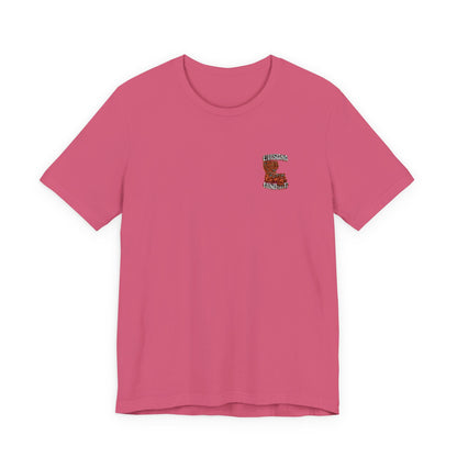 Cozy Unisex Jersey Tee with Vibrant Graphic, Casual Everyday Wear, Great for Gifts, Pet Lovers, Summer Outfits, Unique Fashion Statement