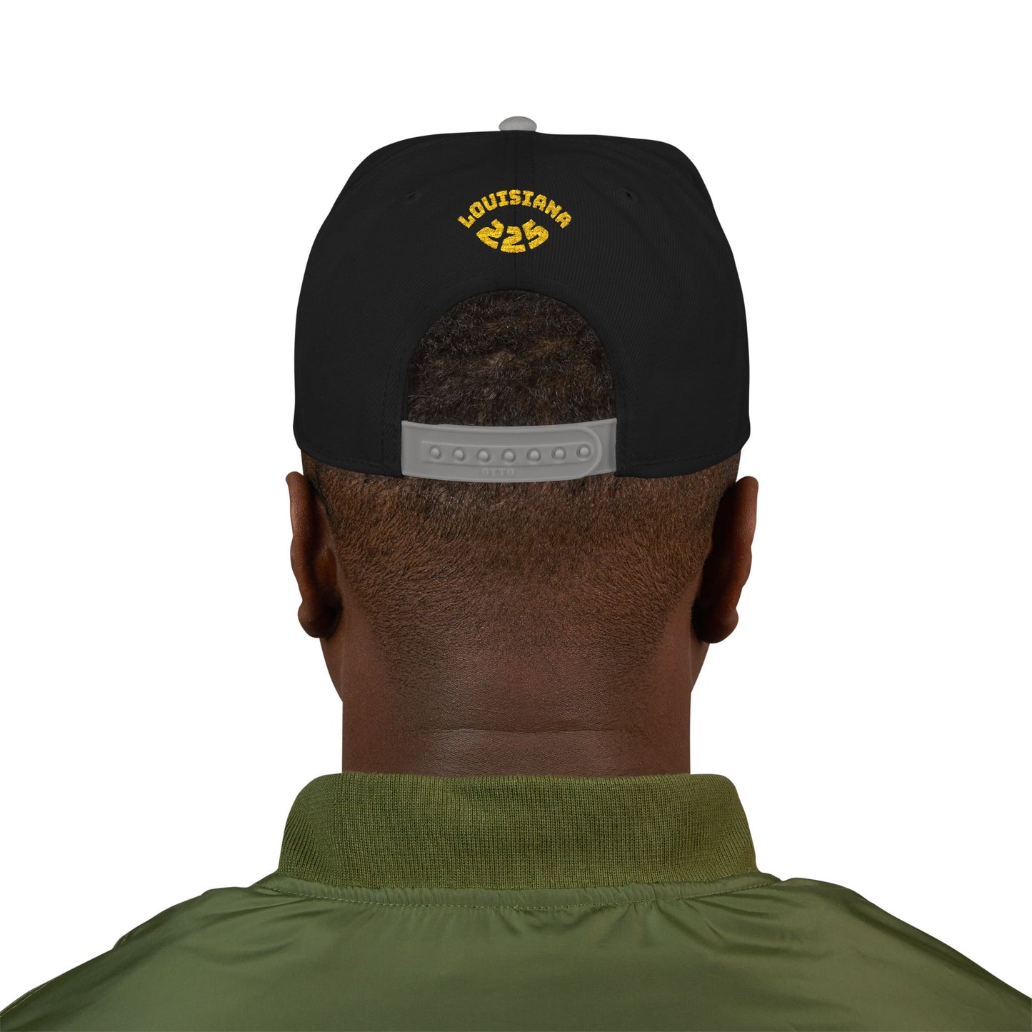 Colorful Embroidered Louisiana Mindstate 225 Snapback Cap for Casual Style, Unisex Accessories, Summer Adventures, Streetwear Fashion, Gift for Him/Her