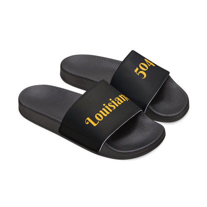 504 Louisiana Mens Comfortable Customizable Sandals for Everyday Wear, Casual Outings, Beach Days, Summer Fashion, Louisiana Style Footwear