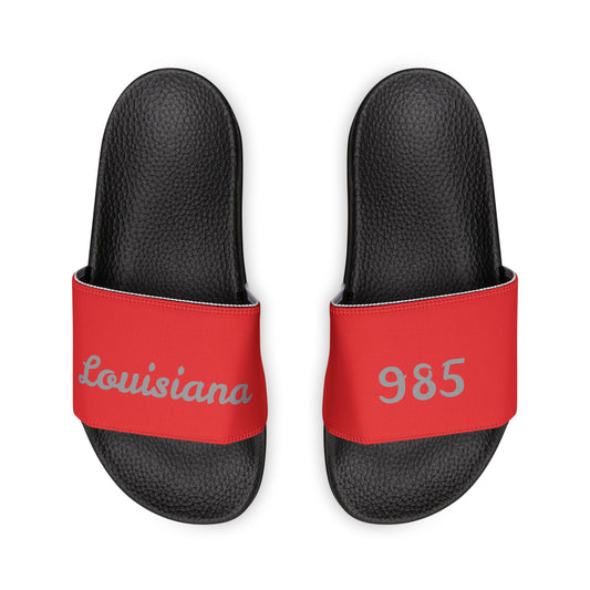 985 Louisiana Chic Women's Removable-Strap Sandals, Stylish Summer Footwear for Beach, Casual Hangouts, Vacation, Outdoor Fun, Customizable Comfort