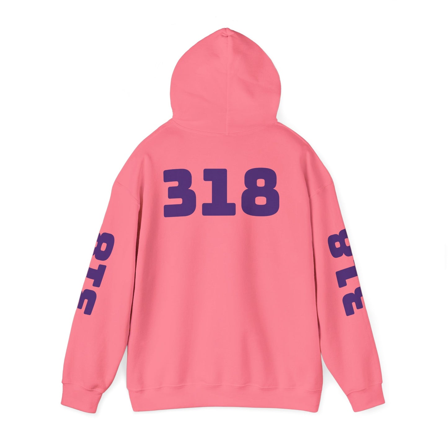Louisiana Mindstate 318 Community Unisex Hoodie - Cozy Sweatshirt for Fall, Gift for Students, Casual Wear, Home Lounge, Travel Essentials