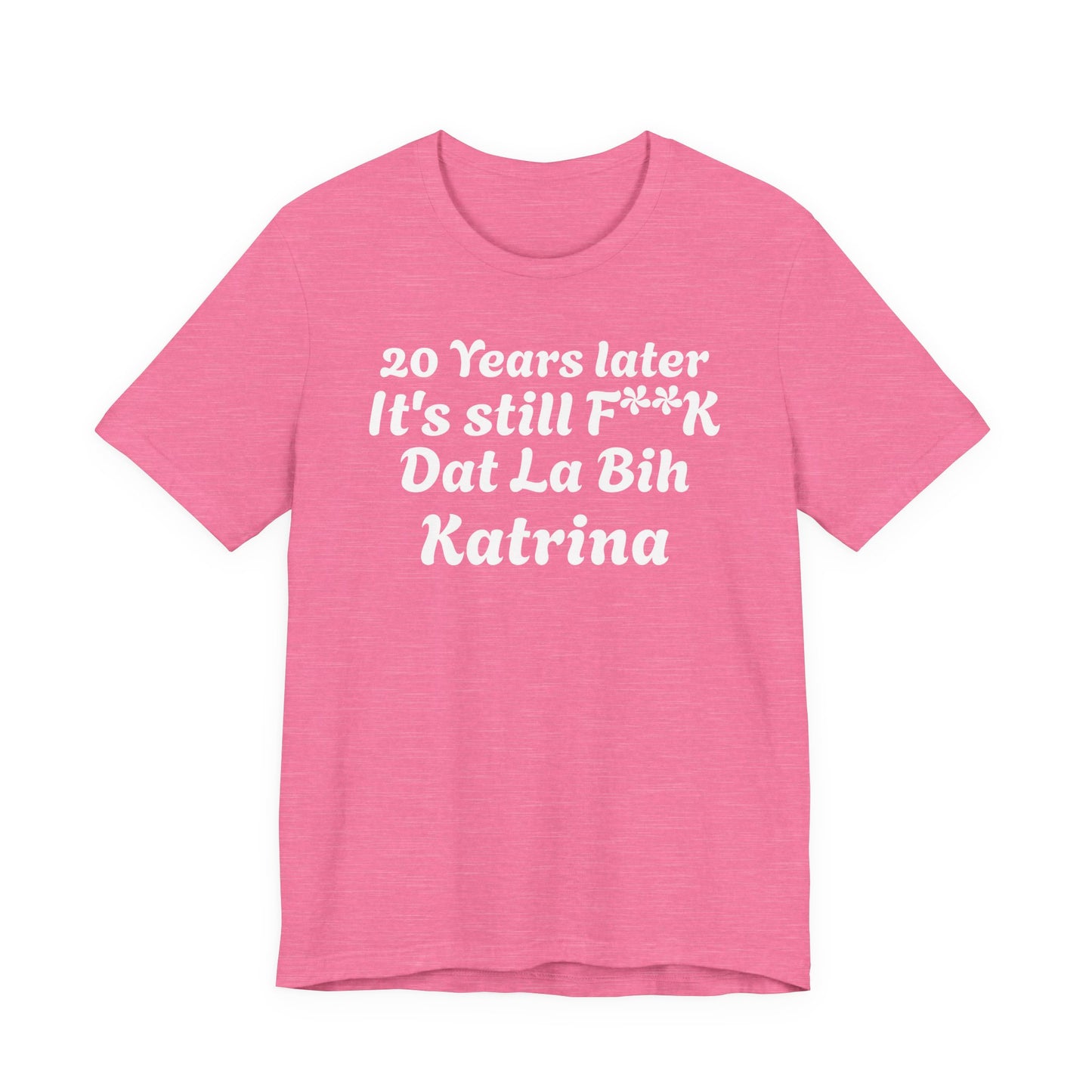 20 Year Anniversary Katrina Remembrance Unisex Tee - 20 Years Later, New Orleans Tribute, Casual Wear, Hurricane Awareness, Unique Gift