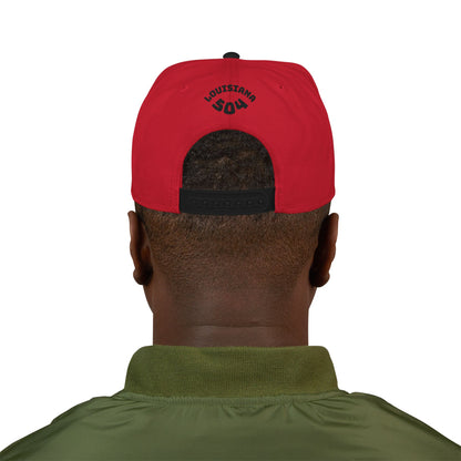 Stylish Embroidered Louisiana Mindstate 504 Snapback Hat, Fashionable Baseball Cap, Trendy Headwear, Casual Streetwear, Perfect Gift for Hipsters