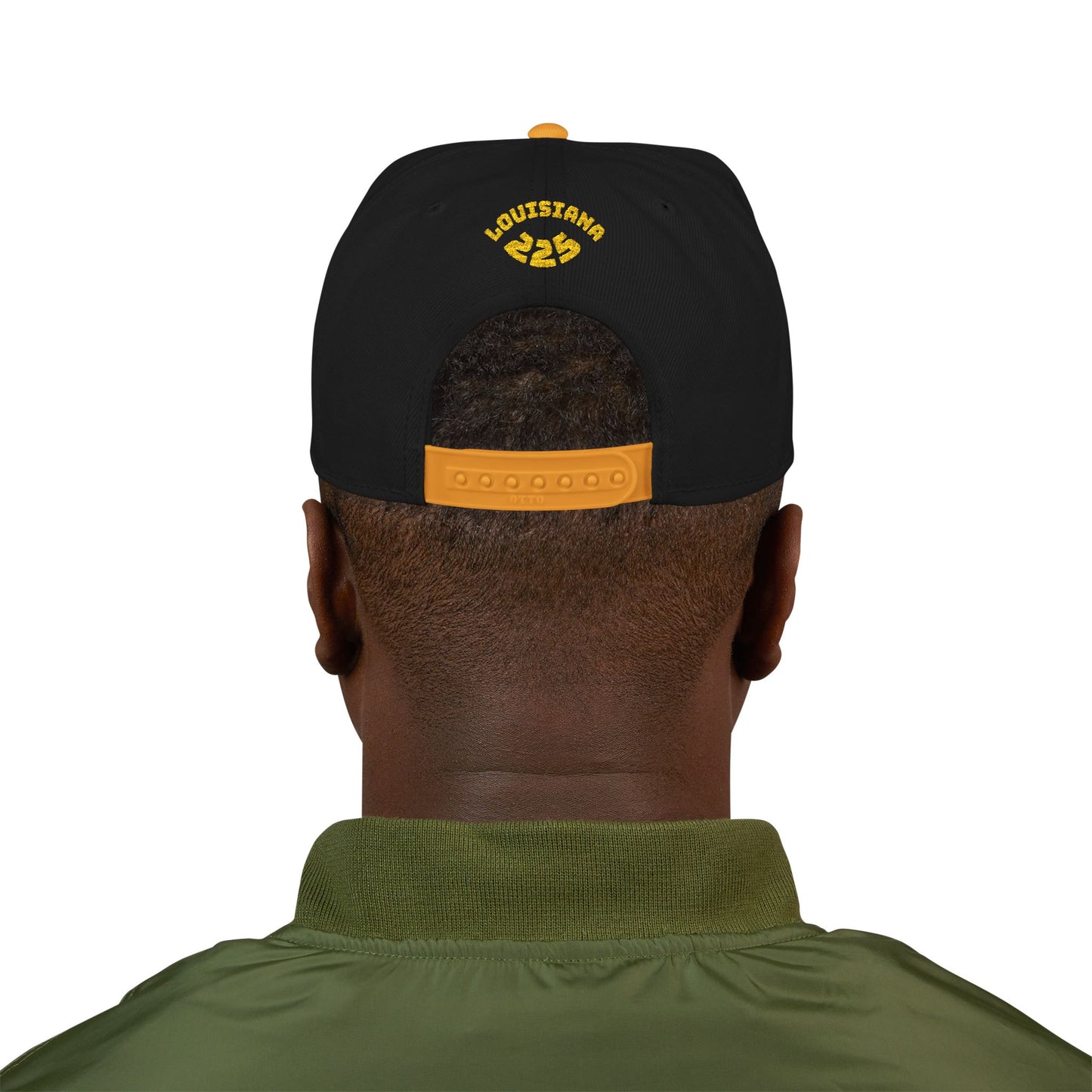 Colorful Embroidered Louisiana Mindstate 225 Snapback Cap for Casual Style, Unisex Accessories, Summer Adventures, Streetwear Fashion, Gift for Him/Her