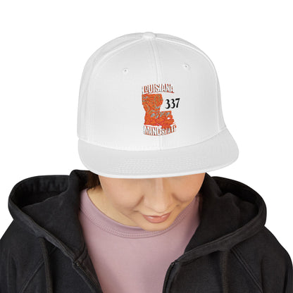 Embroidered Louisiana Mindstate 337 Snapback Hat, Stylish Cap for All Occasions, Trendy Accessory for Men and Women, Perfect Gift for Celebrations, Casual Wear