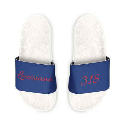 318 Louisiana Women Navy Blue Removable-Strap Sandals for Women, Casual Footwear, Beachwear, Summer Slides, Comfortable Summer Sandals