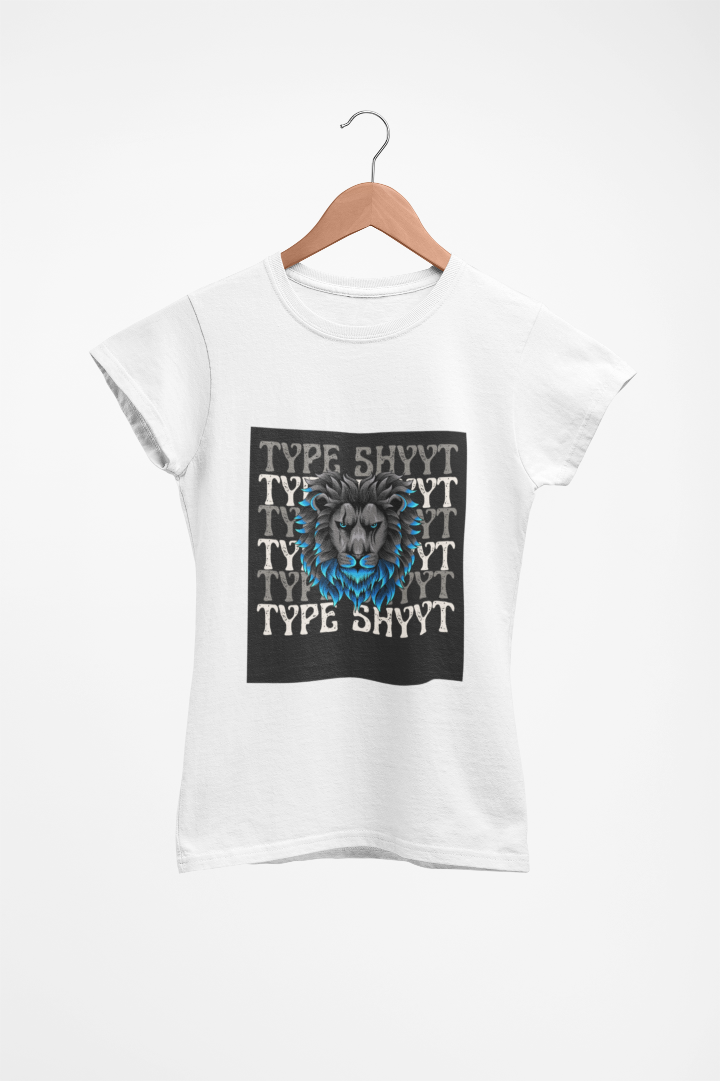 Type Shyyt Bold Lion Graphic T-Shirt, Unisex Graphic Tee, Casual Wear, Nature Lover Gift, Unique Shirt for Friends, Birthday Outfit