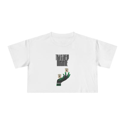 Chic Women’s Crop Tee - Trendy Fashion, Casual Wear, Gift for Her, Stylish Everyday Top, Summer Essentials, Graphic Tee