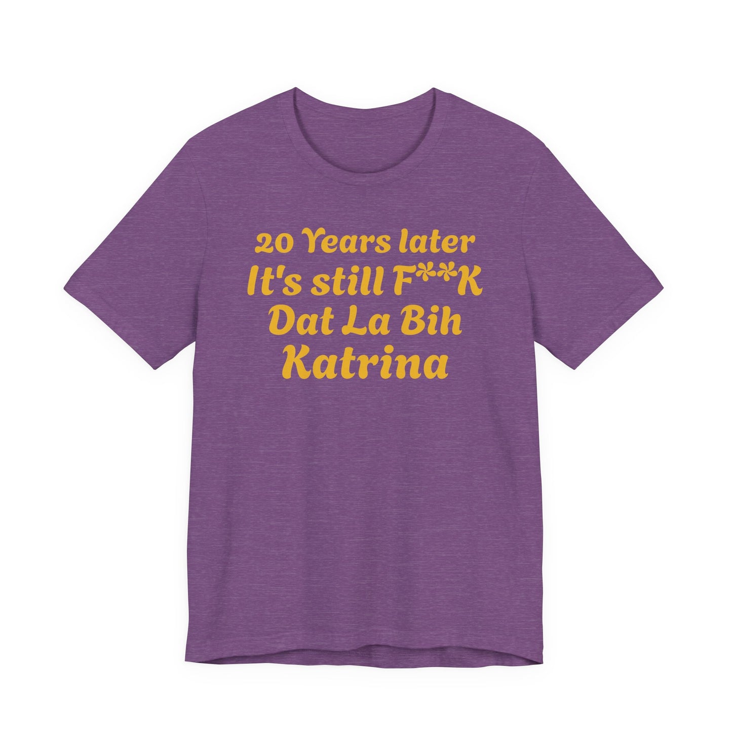20 Year Anniversary Katrina Remembrance Unisex Tee - 20 Years Later, New Orleans Tribute, Casual Wear, Hurricane Awareness, Unique Gift