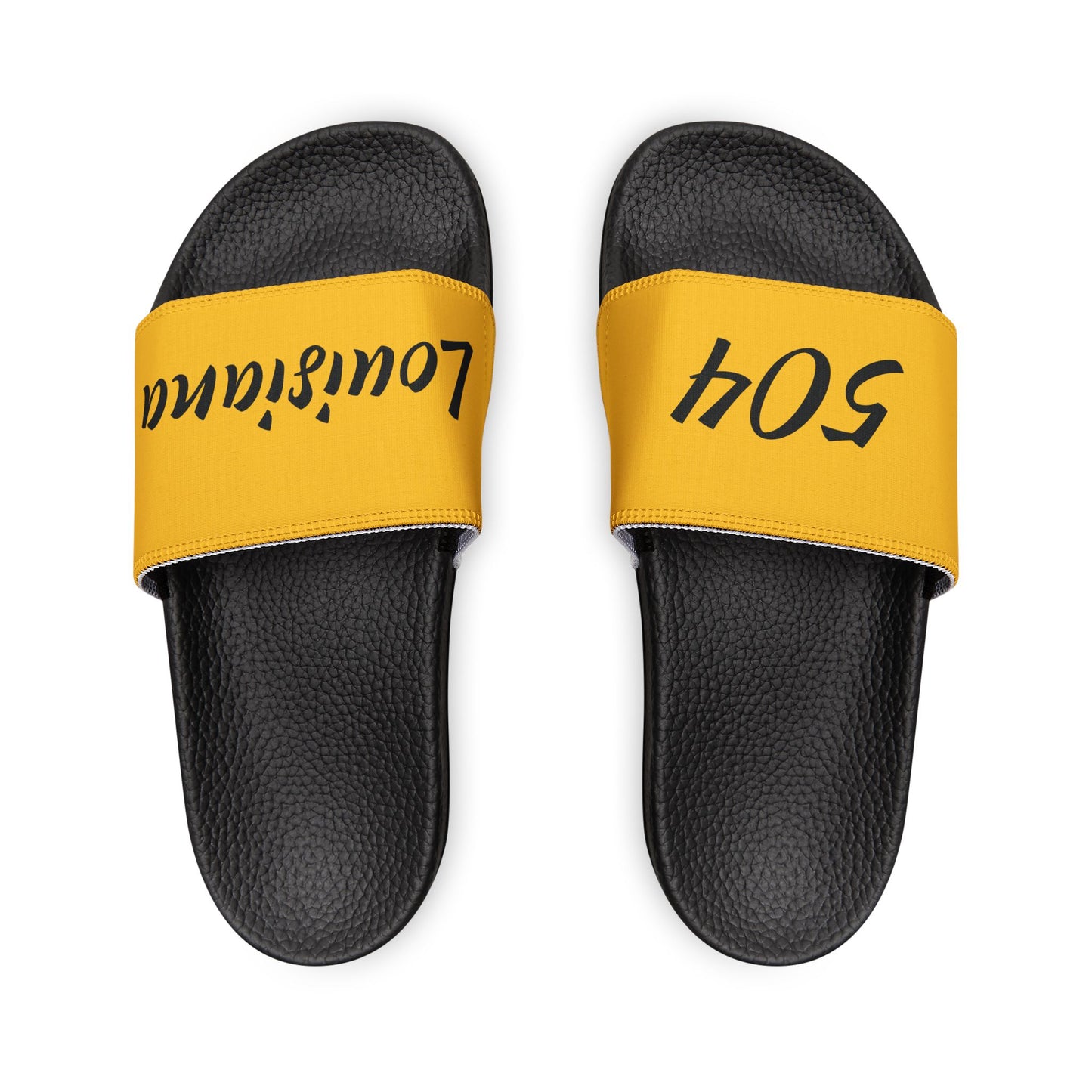 504 Louisiana Stylish Women's Removable-Strap Sandals with Customizable Text, Summer Footwear, Beach Sandals, Casual Slippers, Gift for Her