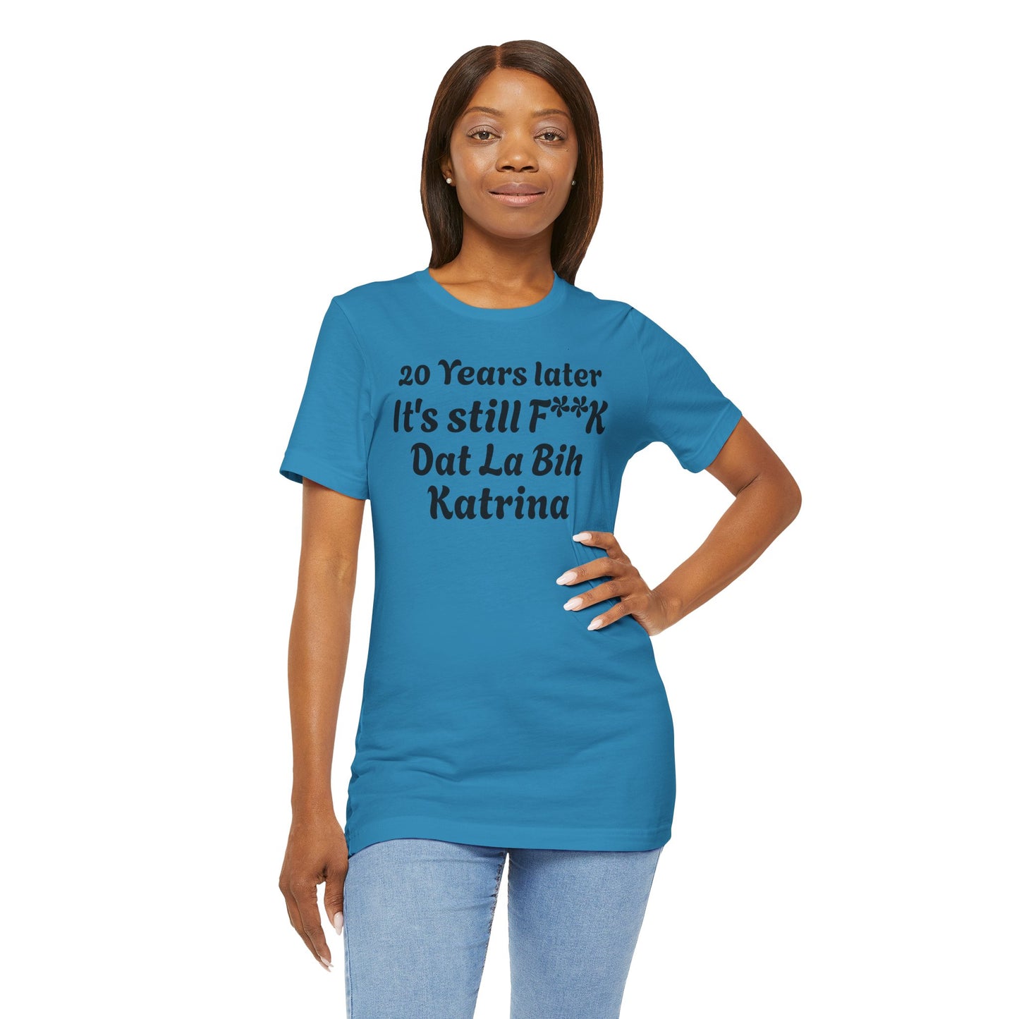 20 Year Anniversary Katrina Remembrance Unisex Tee - 20 Years Later, New Orleans Tribute, Casual Wear, Hurricane Awareness, Unique Gift