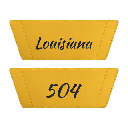 504 Louisiana Stylish Women's Removable-Strap Sandals with Customizable Text, Summer Footwear, Beach Sandals, Casual Slippers, Gift for Her
