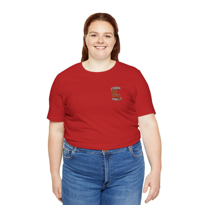 Cozy Unisex Jersey Tee with Vibrant Graphic, Casual Everyday Wear, Great for Gifts, Pet Lovers, Summer Outfits, Unique Fashion Statement