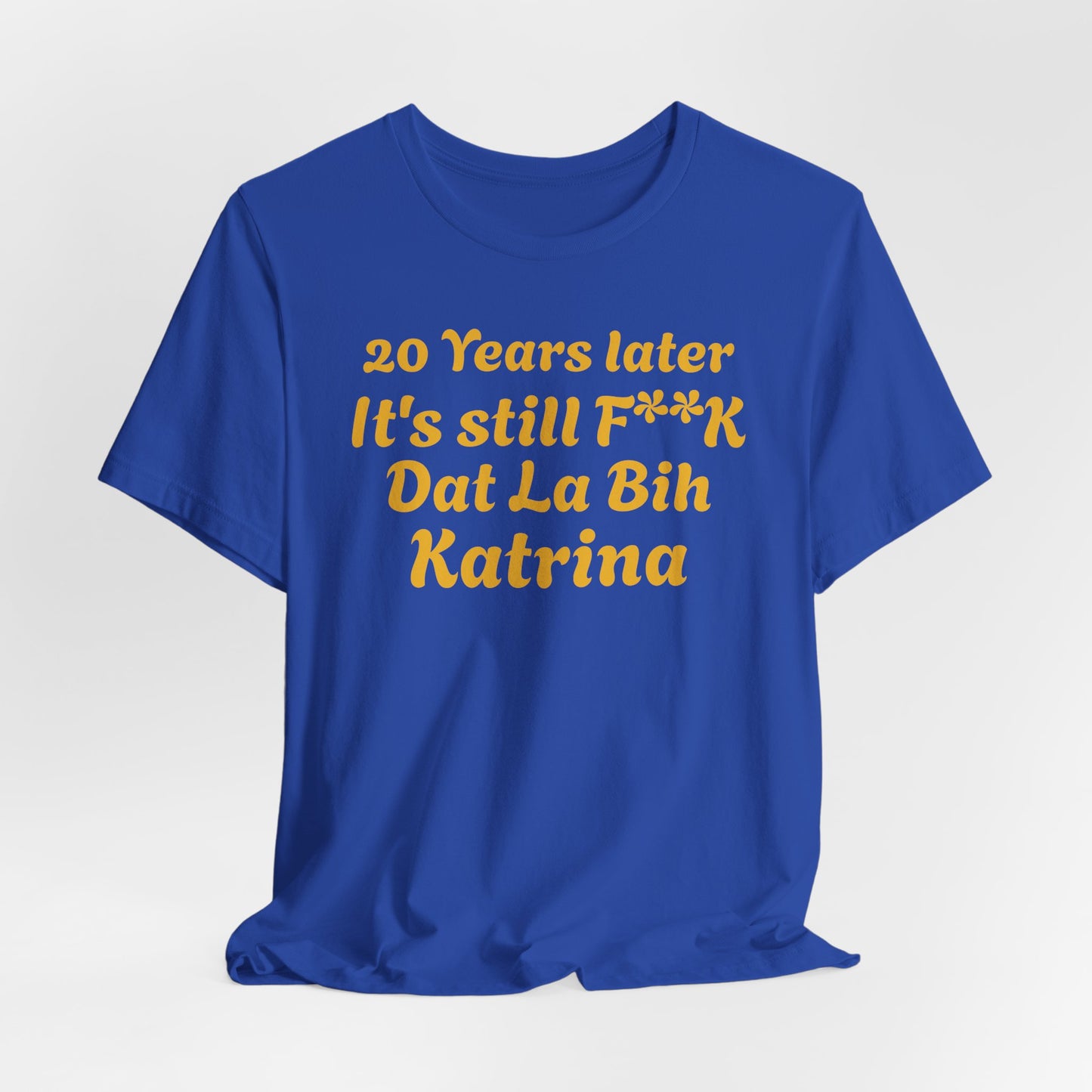 20 Year Anniversary Katrina Remembrance Unisex Tee - 20 Years Later, New Orleans Tribute, Casual Wear, Hurricane Awareness, Unique Gift