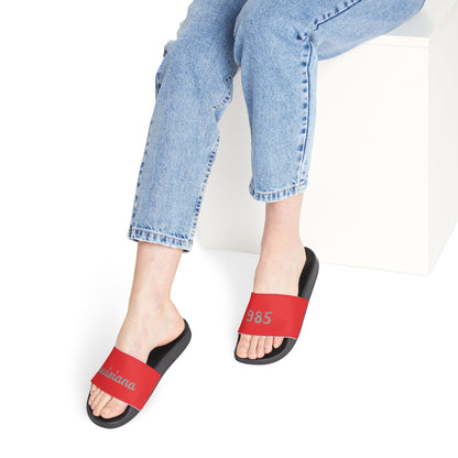 985 Louisiana Chic Women's Removable-Strap Sandals, Stylish Summer Footwear for Beach, Casual Hangouts, Vacation, Outdoor Fun, Customizable Comfort