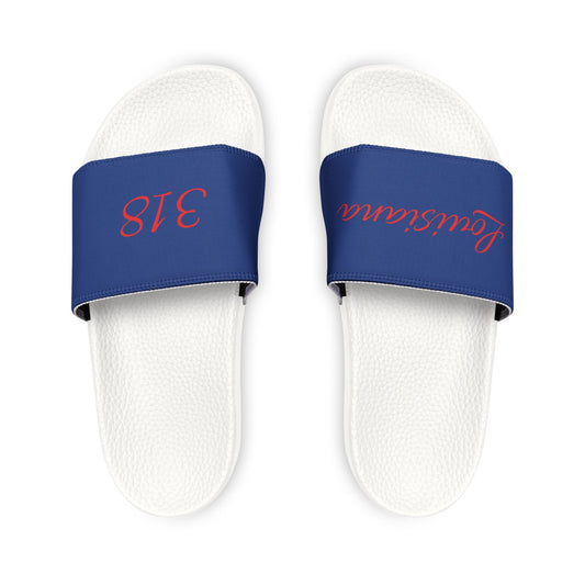 318 Louisiana Women Navy Blue Removable-Strap Sandals for Women, Casual Footwear, Beachwear, Summer Slides, Comfortable Summer Sandals